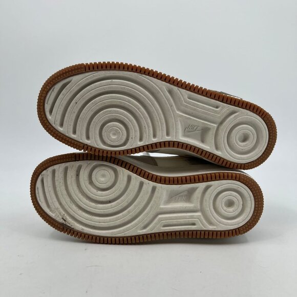 Nike Gray Cream Air Force 1 Shadow Sneakers | US Size 7 - Picture 4 of 10